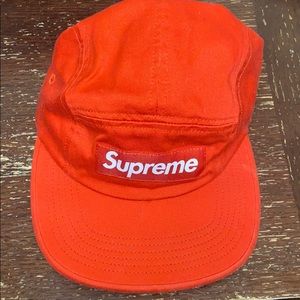 Supreme Red Chino Hat